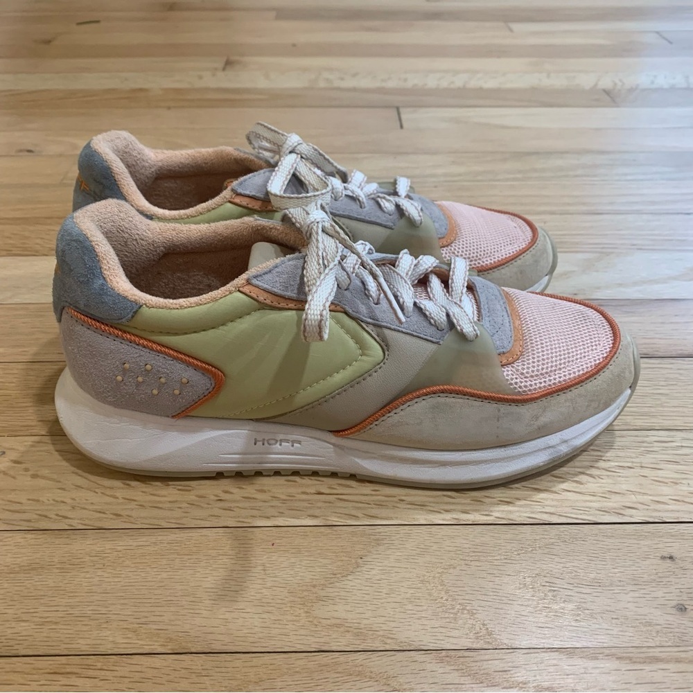 Hoff Old Havana Multi Color Sneakers Gel Insoles Suede Size 39 EU or 8.5 US‎